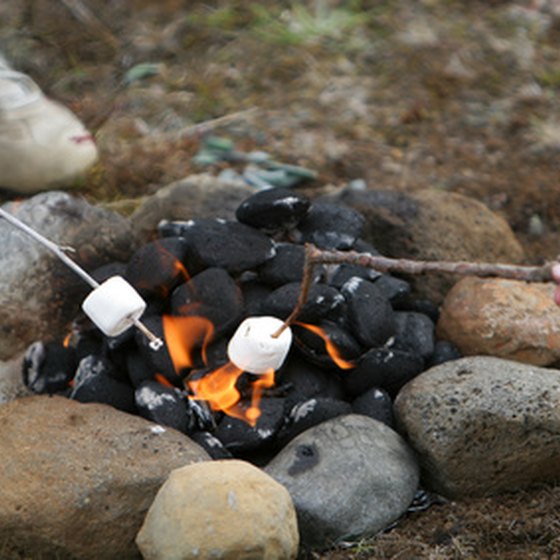 Park regulartion require all campfires to be kept in designated areas.