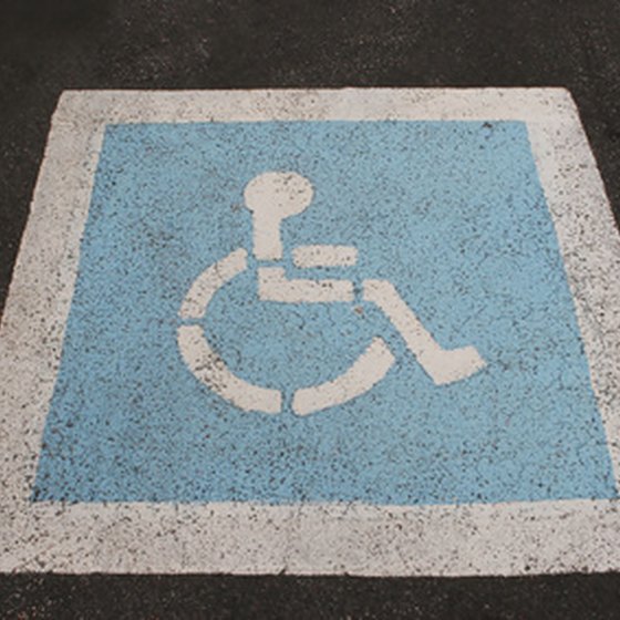 Disney parks have handicap parking and other accommodations for wheelchair users.