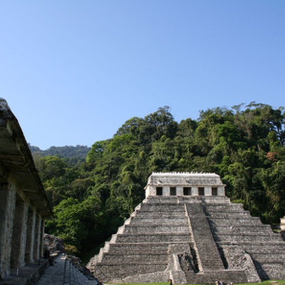 The ruins of Palenque are among the most scenic of ancient Mayan cities.