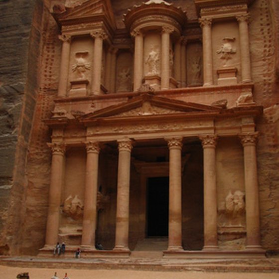 The Jordanian ruins at Petra are known throughout the world.