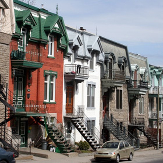 Rue de Montreal in Old Town Montreal.
