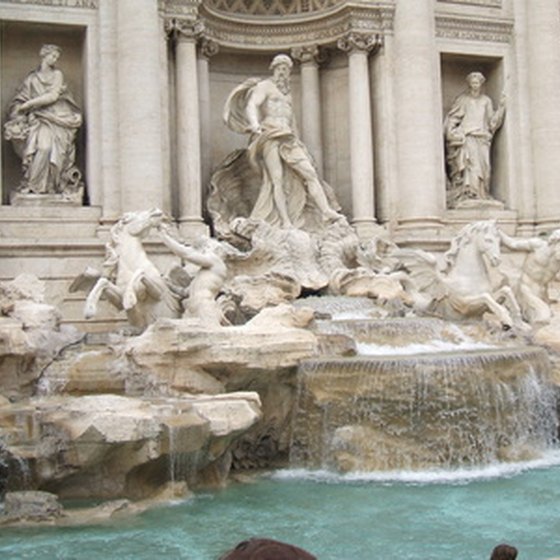 Rome's Trevi Fountain is one of the world's most visited Baroque masterpieces.