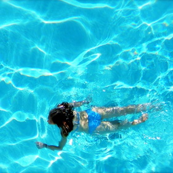 Jump in the pools in Riverside County RV parks.