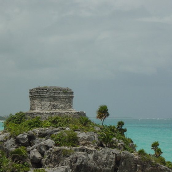 The Beach at Tulum, Mexico.