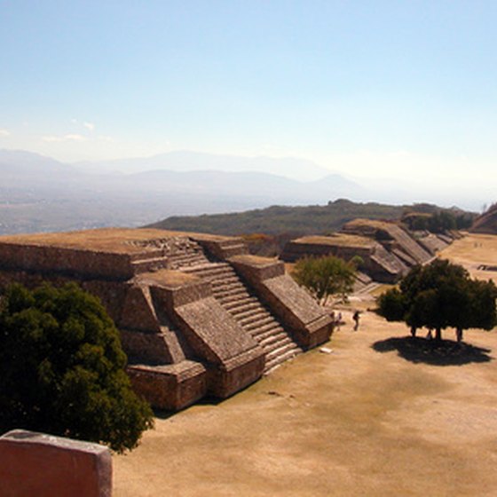 Monte Alban's mountain top location makes it one of Mexico's most dramatic ancient sites