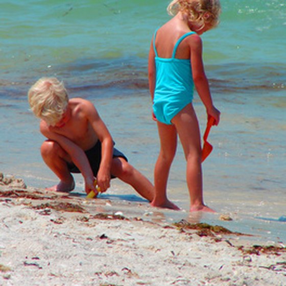 Vacation on a beach in Georgia.