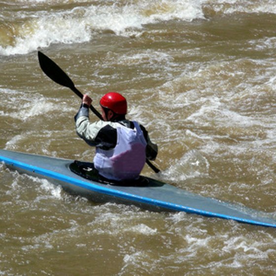 Bryson City attracts whitewater enthusiasts.