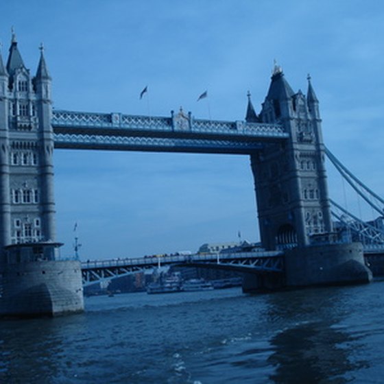 The Tower Bridge is one of many stops on the Harry Potter Walk.