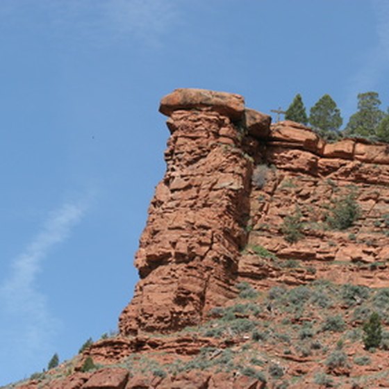 Canyons are typical features of the Panhandle.