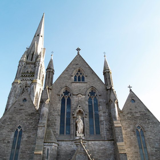 Check out some of the old cathedrals in Cork, Ireland.