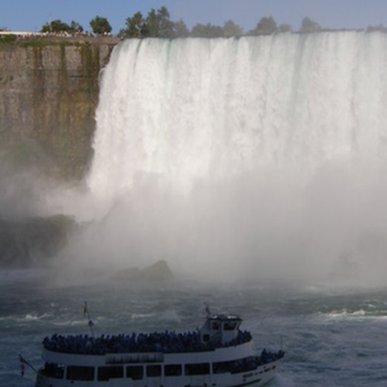 The Falls serve as the centerpiece of all activities.