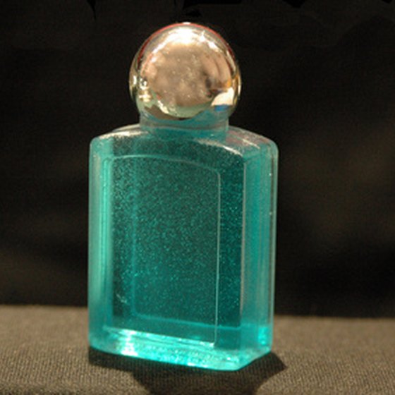 A small bottle of perfume under 3.4 oz. is safe for air travel.