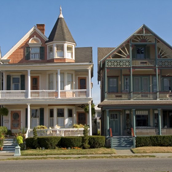 Ocean Grove is filled with Victorian architecture.