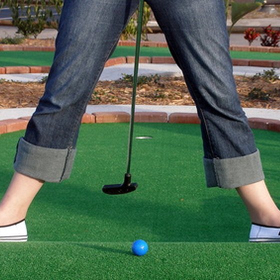 Mini golf is a popular pastime in St. Louis, MO.