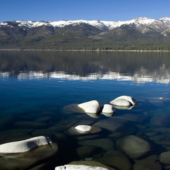 Lake Tahoe has a North shore and South shore.