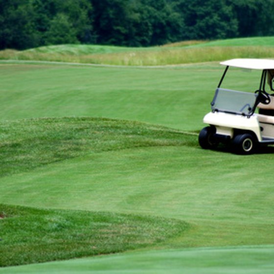 There are several golf courses in the Florida panhandle