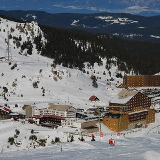 Enjoy snowy mountains and big skies at a Montana resort.