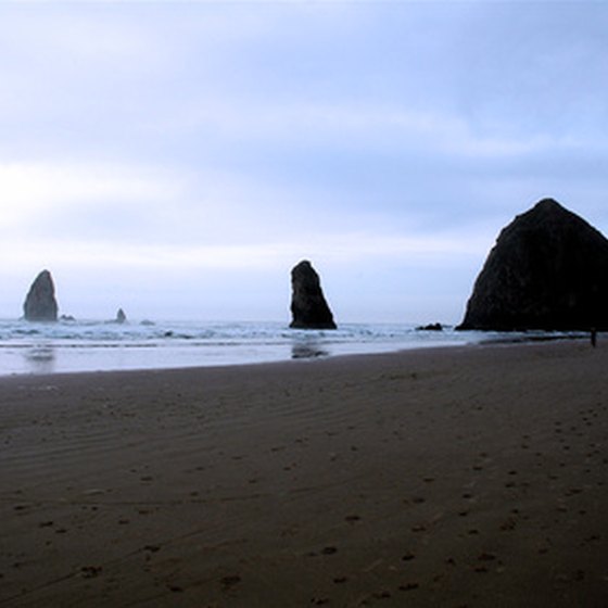 Cannon Beach Oregon's "Haystack Rock."