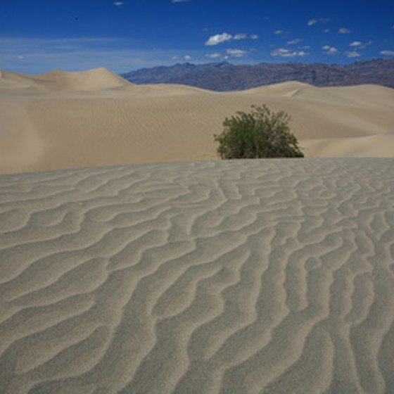 Death Valley is hot and dry.