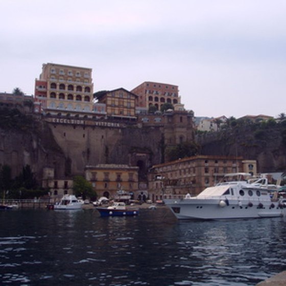 View of Sorrento from the sea