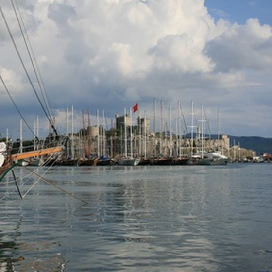 The port of Bodrum, Turkey