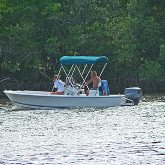 Numerous lakes near LaGrange welcome boaters.