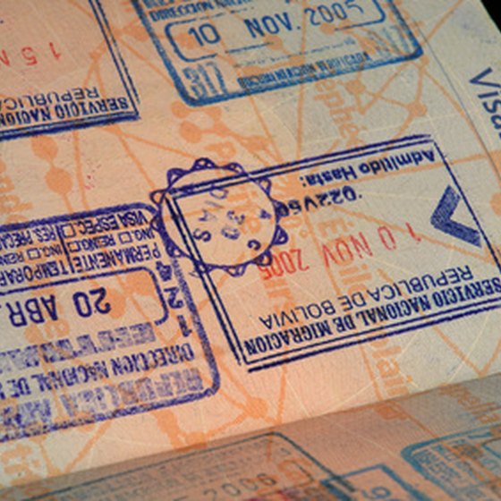 A visa is a stamp or sticker placed in your passport.