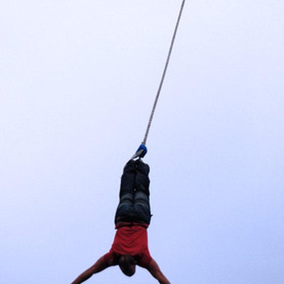Bungee jumping is one way to get a unique perspective on the world.