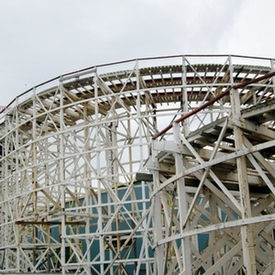 Holiday World in southern Indiana has four rollercoasters.