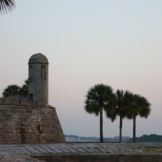 Castillo de San Marcos in St. Augustine. The former Spanish fort is now a National Monument.