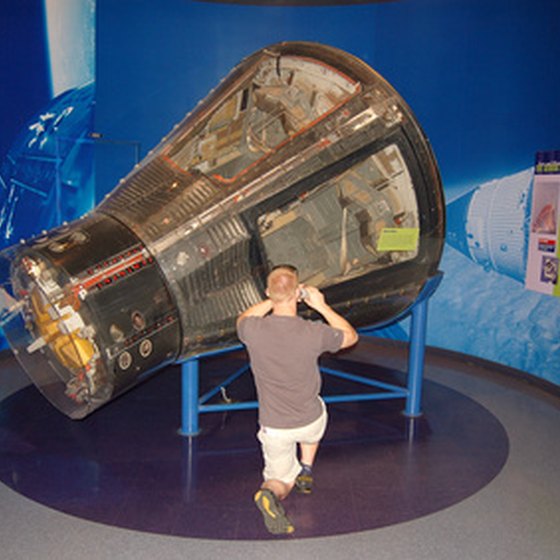 The Houston Space Center features tours and exhibits.