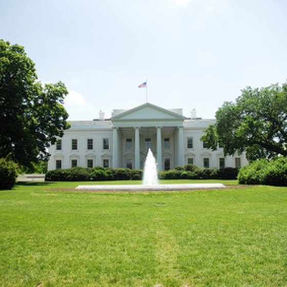 The White House, one of Washington's most popular sights