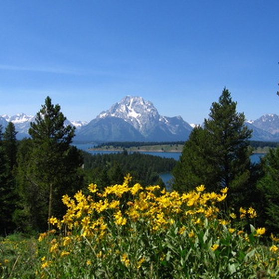 Grand Teton National Park is home to several natural attractions and recreational sites.