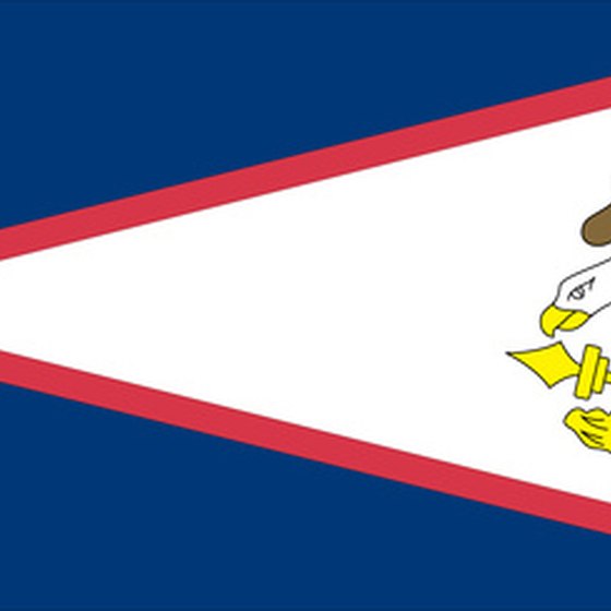 The flag of American Samoa