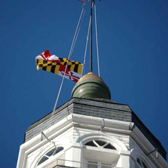The State House in Annapolis is Maryland's seat of government.