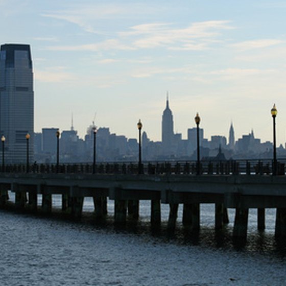 View of the New Jersey/New York skyline