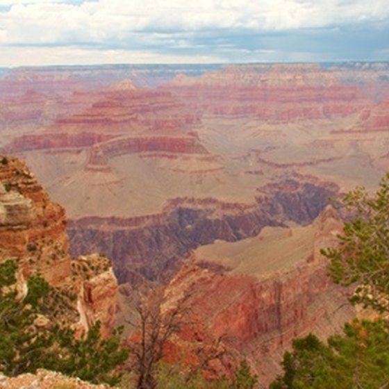 A view from the rim of the Grand Canyon.