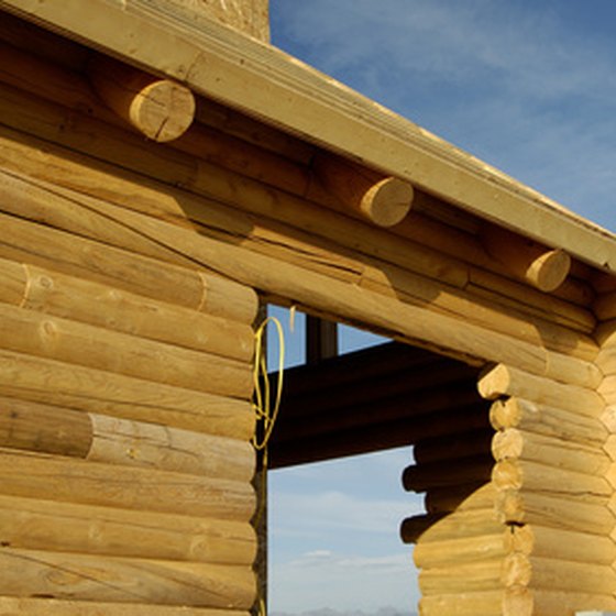 Log home construction is one of many topics at Idaho home shows.