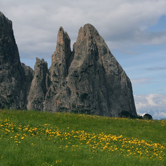 Frommer's recommends driving past the Dolomite Mountains.