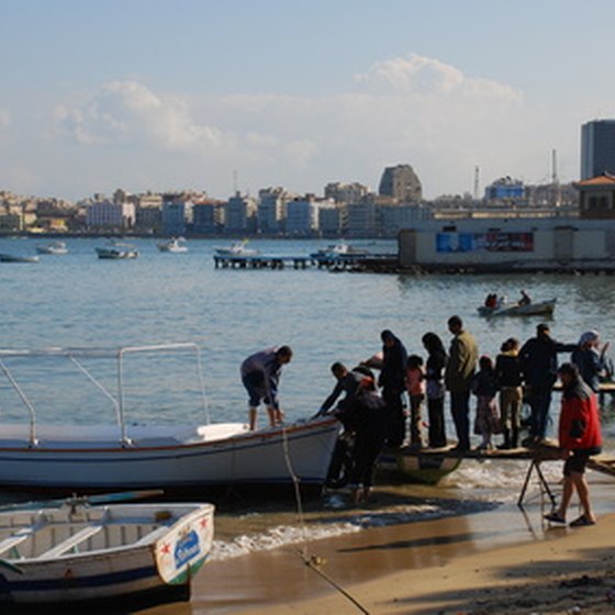 Alexandria's famous and historic harbor.