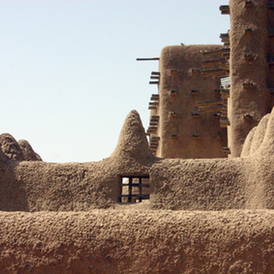 A traditional mud mosque in Sudan.