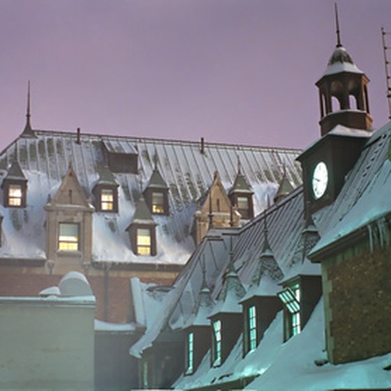 The Chateau Frontenac, in Quebec, opened in 1893