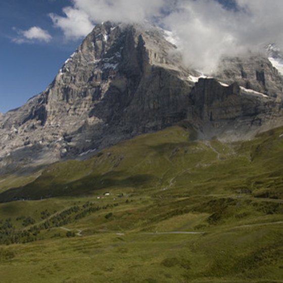 The Eiger is one of the attractions of Swiss hiking.