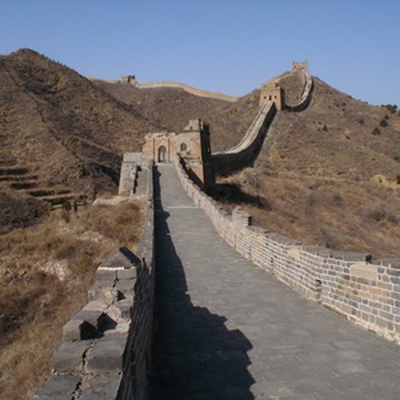 The Great Wall of China testifies to hundreds of years of wars in China.