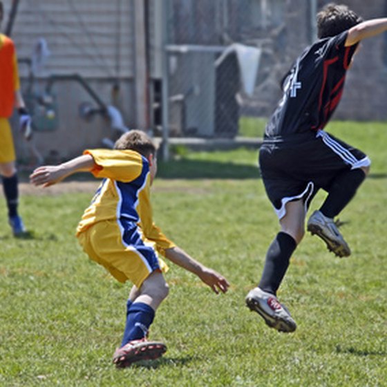 Hundreds of Marion, Illinois, area children enjoy soccer.