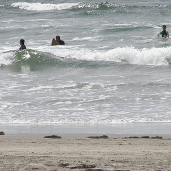 Surfers in Mexico.