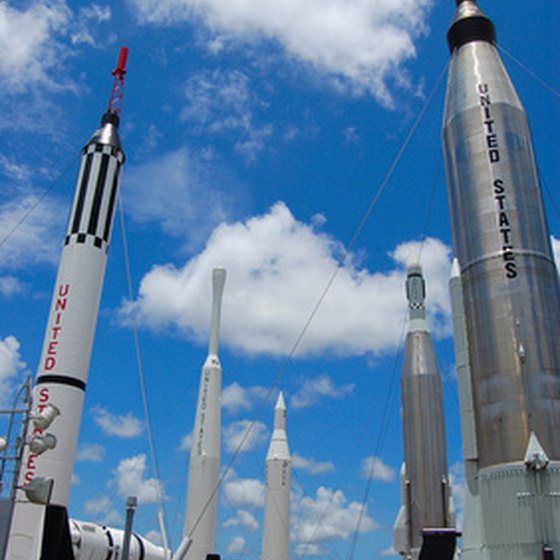 The Rocket Garden at Kennedy Space Center's Visitor Complex
