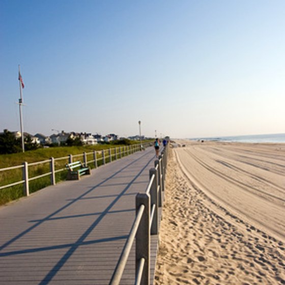 Beach along the Jersey Shore