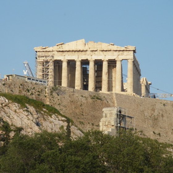 The Acropolis is one of the major tourist attractions in Athens.