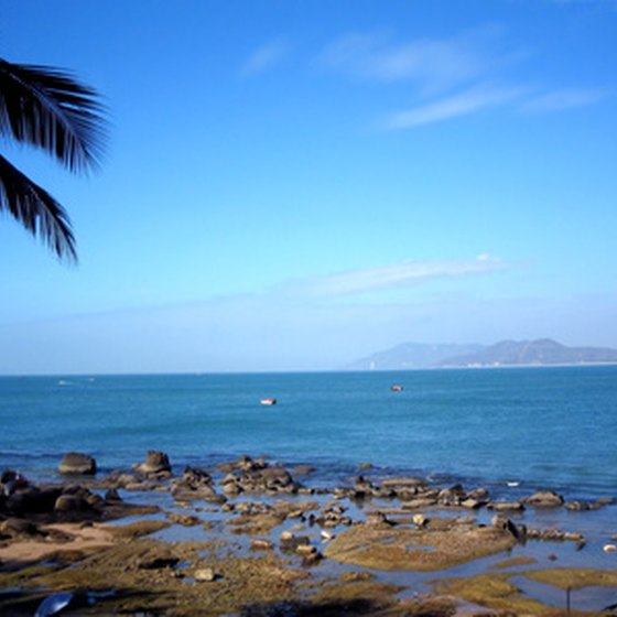 Puerto Plata, Dominican Republic, is centrally located near several popular tourist beaches.